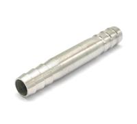 NSPKZXTTGF 1PC Fit Hose I.D 8mm Barbed Length 100mm Equal 304 Stainless Lengthen Pipe Fitting