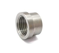 NSPKZXTTGF 1pc M12X1.25 Stainless Steel 304 Female Threaded Stepped Weld Bung Metric Mounting Boss Fitting