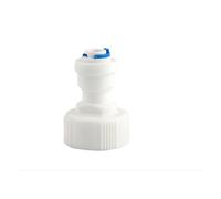 NSPKZXTTGF 1PC Water Purifier Pipe Fitting Quick Female 25mm Thread 3/4' To 1/4' 6.5mm PE Pipe Quick Joint Variable Diameter