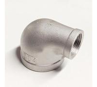 NSPKZXTTGF 2" BS To 1/2" Female 304 Stainless Steel Reducing Elbow Connector Pipe Fitting Water Oil Air