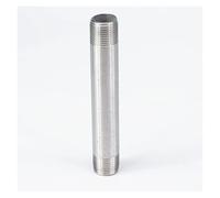 NSPKZXTTGF 3/8" Equal Male Thread Length 100mm Barrel Nipple 304 Stainless Pipe Fitting Connector Coupler Water Oil Air