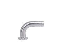 NSPKZXTTGF 5PCS 0.75" Tri Clamp Ferrule OD 34mm x 19mm 3/4" Hose Barb 90 Degree Elbow SUS 304 Stainless Steel Home Brew Beer Wine
