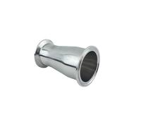 NSPKZXTTGF 63mm to 57mm 2.25" Pipe OD 2.5" Tri Clamp Reducer SUS 304 Stainless Pipe Fitting Homebrew