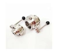 NSPKZXTTGF Fit 102mm Pipe OD x 4" Tri Clamp Flow Control Valve SUS 316L Stainless Beer Brewing Home