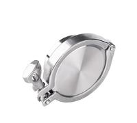 NSPKZXTTGF Union 45mm Pipe O/D Weld Ferrule + End cap + Tri Clamp + Silicon Gasket 304 Stainless Steel for Homebrew