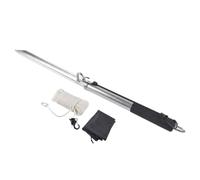 NSPmebTGW Palo di Ancoraggio per Barca con Punta di Sabbia da 38 Pollici con Gancio Linea da 100 Piedi Compatibile con pontone per banco di Sabbia per Kayak in acque Poco Profonde da Sci d'Acqua