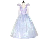 NSPSTT Costume da strega Glinda da donna, costume da fiaba per cosplay, Halloween stagione 2, blu, M