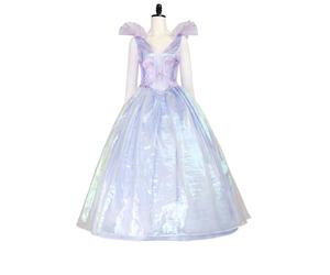 NSPSTT Costume da strega Glinda da donna, costume da fiaba per cosplay, Halloween stagione 2, blu, M