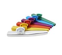 Nsssunnre Metallo Kazoo Chitarra Ukulele Compagno Kazoo Strumento di Nicchia Facile da Imparare Portatile