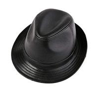 nster Cappelli invernali, cappello da jazz in cuoio Cappello da pecora in pelle di pecora Uomo Autunno e inverno all'aperto Casual Fedoras e cappelli trilby