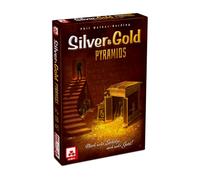 NSV Silver & Gold Pyramids - Gioco di carte e strategia, 2-4 giocatori, +8 anni, gioco rapido di 20 minuti su tesori e piramidi