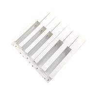 NSWHHV Tasti di Ricambio for Tastiera elettrica Nera e Bianca compatibili con Korg PA500 PA300 PA600 PA700 Microx R3 X50(7 White Keys)