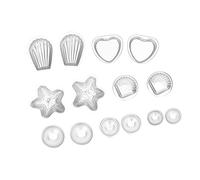 NSXAYIWE 7 Set Stampo per Bombe Bagno, 4 Forme e 3 Dimensioni Stampo per Bombe Bagno Rotondo, Pressa per Bombe Bagno per Saponi Fatti a Mano, Candele, Torte, Forniture Fai Te