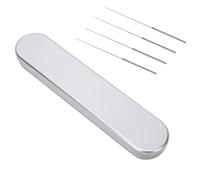 NSXAYIWE Custodia Per Aghi, Custodia Per Aghi da Cucito Scatola Portaoggetti Per Aghi Per Agopuntura in Metallo Scatola Portaoggetti Per Stuzzicadenti Accessorio Per Custodia Per Aghi Per Agopuntura