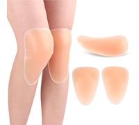 NSXAYIWE Ginocchiere in Silicone, Ginocchiere Adesive per Ginocchiera Inner Wear per Danza, Sci, Pattinaggio, Pattinaggio a rotelle, Snowboard, Unisex