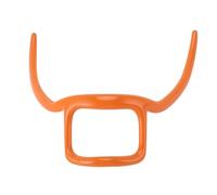 NSXAYIWE Herramienta para moldear la línea del cabello de la barba para un fácil cuidado Plantilla de peinado de barba versátil y portátil para hombres Conveniente para uso en el (Orange)