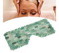 NSXAYIWE Maschera per occhi in pietra di giada, calmante e rilassante, cuscinetto per gli occhi in pietra di giada per effetto rinfrescante e rinfrescante, maschera per gli occhi di giada, strumento