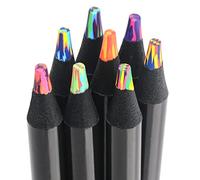 nsxsu Matite arcobaleno in 8 colori, matite colorate jumbo per adulti e bambini, matite multicolori per disegni artistici, colorazione, schizzi
