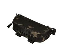 NSXVIF Custodia Tattica Portatile per Occhiali da Sole con Sistema MOLLE, Custodia a Conchiglia Antiurto, per la Vita Quotidiana Il Ciclismo Il Campeggio e le Escursioni(BKMC)