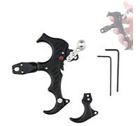 NSXVIF Dispositivi di Rilascio per Arco a 360°, Rilascio Automatico a 3 o 4 Dita per la Caccia, Accessori per Il Tiro, per Destrimani e Mancini