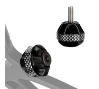 NSXVIF Palla Ammortizzante in Gomma per Arco, Stabilizzatore per Tiro con L'Arco Compound e Ricurvo, per L'allenamento al Tiro con L'Arco da Caccia(Black)