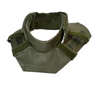 NSXVIF Protezione Tattica per Il Collo, Protezione per Il Colletto, Attrezzatura di Protezione per Softair, Accessori Regolabili per La Protezione del Collo(Green)