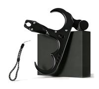 NSXVIF Rilascio per Pollice a 3 Dita per Arco Compound, Design Estetico Meccanizzato Ruotabile a 360°, in Alluminio Resistente, per Competizioni di Tiro con L'Arco Giovanile(Black)