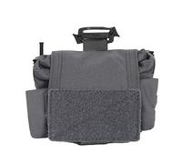 NSXVIF Tasca Tattica Molle per Caricatori, Tasca Multiuso Avvolgibile con Cordino per Caricatori, Borsa da Cintura Pieghevole per Il Tiro Al Poligono, Cintura da Combattimento(Gray)