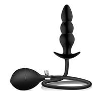 NSZPPY Buttplug Anal Plug Inflatable Anal Ball with Removable Pump Large Anal Dildo Expansion Silicone Prostate Vagina Massager Masturbation Sex Toys for Men Women Couples Beginners