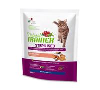 Natural Trainer Adult Sterilised con Salmone: 300 gr