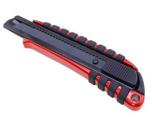 NT Cutter PMGL EV01R, Alluminio, Corpo Rosso Nero in Alluminio Rivestito Rosso, Lama 18 mm, per - 1 Pezzo (h1310618)