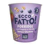 Nt Food NUTRIFREE ECCO FATTO PORRIDGE FRAGOLE E MIRTILLI 50 G