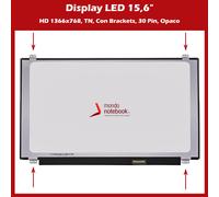 NT156WHM-N42 V8.0 DISPLAY LCD 15.6 WideScreen (13.6"x7.6") LED