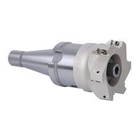 NT40 FMB27 Collet Chuck Holder BAP400R-80-27-6 FLUTE CUTTER APMT1604 Inserti per Fresatura, Alta Durezza e Durata Ottimizzata, 6pcs Inserts (NT40-FMB27+80 Piastra taglierina+1604APMT Cutter)