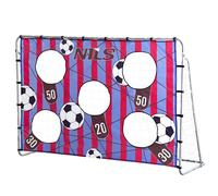 Porta da calcio con rete a bersaglio 215 x 150 cm
