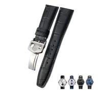 NTALJC 20 mm 21 mm 2 mm di pelle di orologio in pelle genuina adatta per la cinturino per cereali blu blu marrone nero blu nero