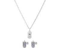 NTALJC 925 Set for Women - Set di orecchini da collana a pendente missilistica, per la sua ragazza moglie ragazza di San Valentino Anniversario di compleanno per la festa della mamma