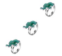 NTALJC Anello termico elefante anello umore ovale anello creativo anello animale anello animale anello di dito regolabile anello anello di dito unica anello di dito