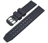 NTALJC Banda di orologio in gomma per luminox 7251 3050 cinturino in silicone nero di guardia 23mm