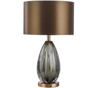 NTALJC Bedside Lamp Modern Gray-Green Glass Table,European Creative,Retro Nightstand Lamps for Bedroom Living Room(52 * 32cm)