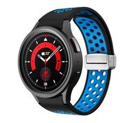 NTALJC Cinturino in silicone per orologio galaxy 6 classico 43mm 47mm 5pro da 45 mm fascia fibbia magnetica per orologio galaxy 6 5 4 40mm 44 mm