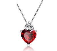 NTALJC Collane Ciondoli a forma di cuore a forma di cuore Collane per la catena di matrimoni per le donne pendenti delle donne