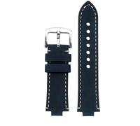 NTALJC Convex Mouth Wristband For ORIS Diving AQUIS 733 7730 7740 Men's Watch Strap