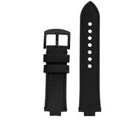 NTALJC Convex Mouth Wristband For ORIS Diving AQUIS 733 7730 7740 Men's Watch Strap