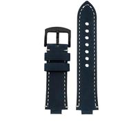 NTALJC Convex Mouth Wristband For ORIS Diving AQUIS 733 7730 7740 Men's Watch Strap