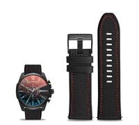 NTALJC Nylon Canvas Silicone Watch Band For Diesel DZ7395, DZ7396, DZ4500 And DZ4506