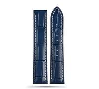 NTALJC per Omega 300 150 007 AT150 Cinturino Marrone Bracciale Chiusura deployante 19mm 20mm 21mm Cinturino in Pelle Italiana