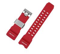NTALJC Resin Watchband For Big Mud King GWG-1000-1A/A3/1A1 GB/GG Series Sport Soft Silicone Rubber Mans 24mm Watch Strap (Color : Gray silve)