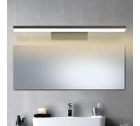 NTALJC Wall Lamps Lights LED Bathroom Mirror Indoor Above Mirror Modern Long Decorative Aluminium for Vanity Bedroom Living Room (Black-Warm Light 41cm)