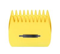 NTf248 NTf248 - Rastrello a mano per foglie e guanti, in plastica leggera, per raccogliere foglie tagliate, erba (1 set giallo) NTf248 (giallo, 34 cm)